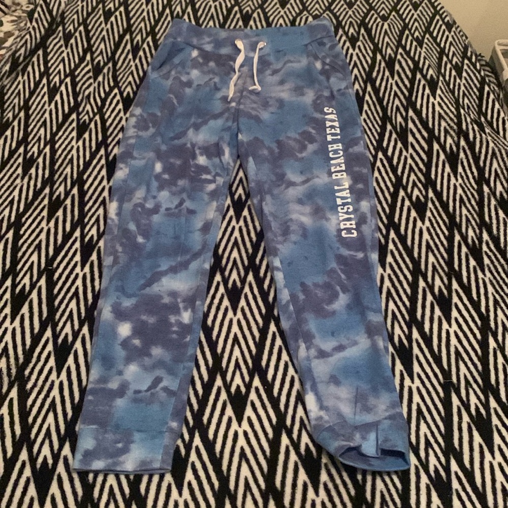 Tie dye sweat pants